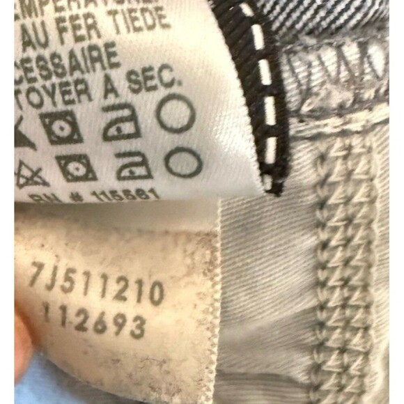 7 Seven For‎ All Mankind Jeans Denim Womens Size 32 Straight Leg Made In The USA - Picture 9 of 10